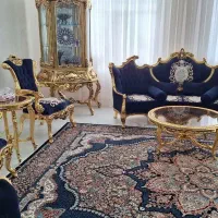 مبل ۷نفره تمیز چوب راش در حد نو