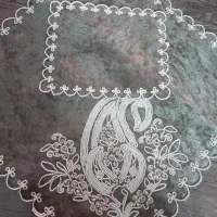 جانماز مخمل نگین دار خامه دوز سبز رنگ|صنایع دستی و سایر لوازم تزئینی|قم, کلهری|دیوار