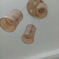 یک جفت لوستر سه شاخه