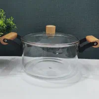 قابلمه کریستال شعله مستقیم در دو طرح و سایز|ظروف پخت‌وپز|اردکان, |دیوار