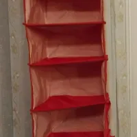۲ عدد ارگانایزر نظم‌دهنده پارچه‌ای آویز  کاملاً نو|کتابخانه، شلف، قفسه‌های دیواری|تهران, ولنجک|دیوار