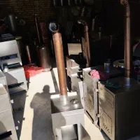 لوله رنگی بخاری هیزمی نفتی|بخاری، هیتر، شومینه|شهریار, شهرک بهاران (ویره)|دیوار