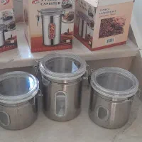 جا حبوبات استیل|ظروف نگهدارنده، پلاستیکی، یک‌بارمصرف|چالوس, |دیوار