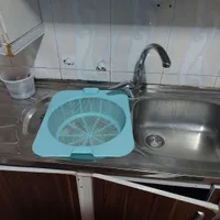 کابینت داخل لعابی درب ام دی اف هود و سینک و اُپن|آب‌چکان و نظم‌دهنده ظروف|قم, نخودی|دیوار