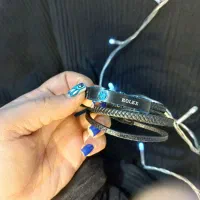 دستبند رولکس چرم