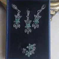 سرویس نقره سیاه قلم