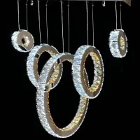 لوستر مدرن کهکشانی ۵ حلقه نامنظم