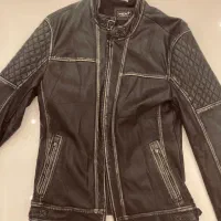 کاپشن چرم اصل وینتیج سایز لارج