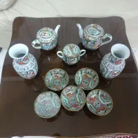 سرویس چینی مرغی قدیمی دور طلایی ۳۵ سال پیش|کلکسیون اشیاء عتیقه|شاهینشهر, مخابرات (شهید بهشتی)|دیوار