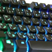 کیبورد گیمینگ گرین GK601 RGB فولسایز نیمه مکانیکال|قطعات و لوازم جانبی رایانه|تبریز, |دیوار