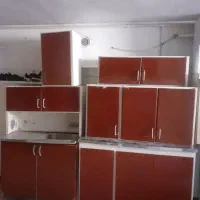 کابینت بدنه فلزی درب ام دی اف با سینک و شیر اهرمی|مصالح و تجهیزات ساختمان|ماهدشت, |دیوار
