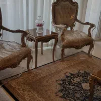 سرویس مبل ۷ نفره و میز و صندلی نهارخوری استیل
