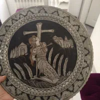 سینی دیواری کار شده قدیمی