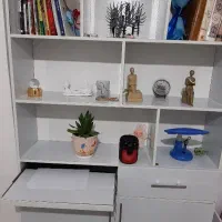 کمدکتابخانه میزتحریردار|کتابخانه، شلف، قفسههای دیواری|کرمانشاه, |دیوار