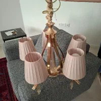 لوستر  ۵ شاخه به همراه دیوارکوب