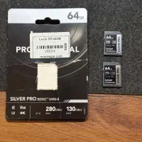 128/ 64 Lexar Silver Pro SD