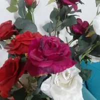 ۲ تا گل و گلدان|گل مصنوعی|اهواز, زیتون کارگری|دیوار