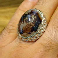 انگشتر عقیق شجر قواره دار سنگین|بدلیجات|تهران, بازار|دیوار