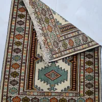 یک جفت قالیچه دستباف ویک جفت پشتی نو واکبنددستباف|فرش|مشهد, نوفل لوشاتو|دیوار