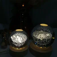 گوی کریستالی چراغ خواب|چراغ خواب و آباژور|تربتحیدریه, باغ ملی|دیوار