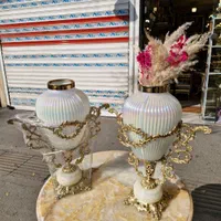 گلدان برنزی (گلدان برنجی رومیزی)کنار سالن|صنایع دستی و سایر لوازم تزئینی|تهران, کیانشهر|دیوار