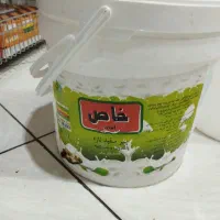 سطل خالی چکیده کاله با سطل پنیر شسته شده با درب|ظروف نگهدارنده، پلاستیکی، یک‌بارمصرف|مشهد, گاز|دیوار