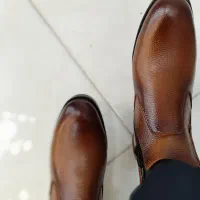 نیم بوت مردانه تمام چرم بغل زیپ(عسلی)|کیف، کفش، کمربند|تهران, یاخجی آباد|دیوار