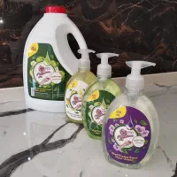 مایع شوینده وایتکس جرمگیر مایع ظرفشویی دستشویی|مواد شوینده و دستمال کاغذی|میبد, |دیوار