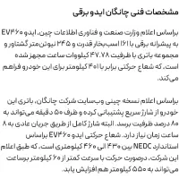 حواله چانگان ایدو EV460 برقی سایپا ، تحویل یک ماه|خودرو سواری و وانت|نظرآباد, نظرآباد|دیوار