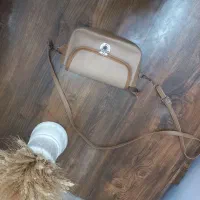 کیف  کرم مشکی دوشی دستی مفت