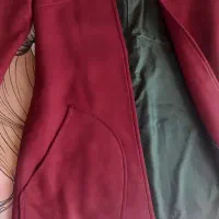پالتو فوتر زرشکی سایز ۳۸