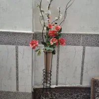 گلدان گل و آینه شمعدان|صنایع دستی و سایر لوازم تزئینی|قم, سراجه (۱۵ خرداد)|دیوار