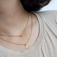 گردنبند دولاین بابونه