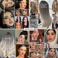 جذاب ترین میکاپ عروس و همراه + رنگ موی ملایر
