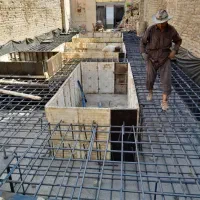 اجرای سقف وارماتوربندی