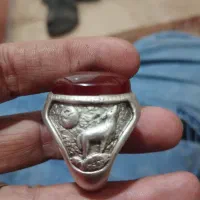 انگشتر عقیق آب دار