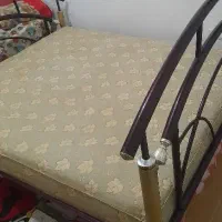 تخت فلزی دونفره|تخت و سرویس خواب|رامسر, |دیوار