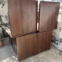 2 عدد میز اداری با شیشه ترک استیکبال ترک