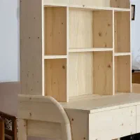 میزتحریرکتابخانهدار پینترستی نوینو تمام چوب روسی|میز تحریر و کامپیوتر|مشهد, الهیه|دیوار