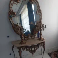 اینه شمعدان طرح برنز