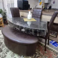 میز نهار خوری ۵نفره|میز و صندلی غذاخوری|شهرکرد, |دیوار