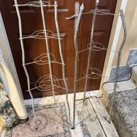 دو عدد پایه قابلمه سالم استند چدن تفلون گرانیت
