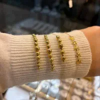 دستبند گوی با نمای زیبا وزن یک گرمی