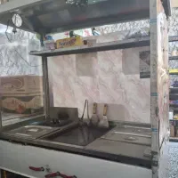گاز فر پنج شعله مخصوص فست فود .میز و صندلی