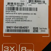 Rtx 3070 gaming oc 8g|قطعات و لوازم جانبی رایانه|ساری, |دیوار