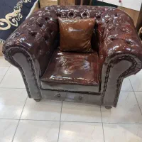 مبل راحتی چستر 8نفره جنس چرم|مبلمان خانگی و میز عسلی|چناران, |دیوار