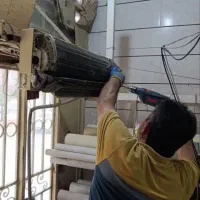 نصب و سرویس کولر دو تیکه