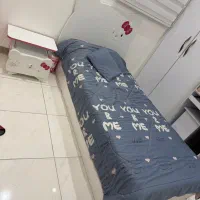 سرویس خواب نوجوان کیتی با خوشخواب و روتختی و فرش