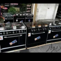 اجاق گاز صفحه لعابی ۵ شعله