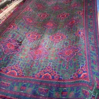 فرش سبز ۶ متری تمام کرک